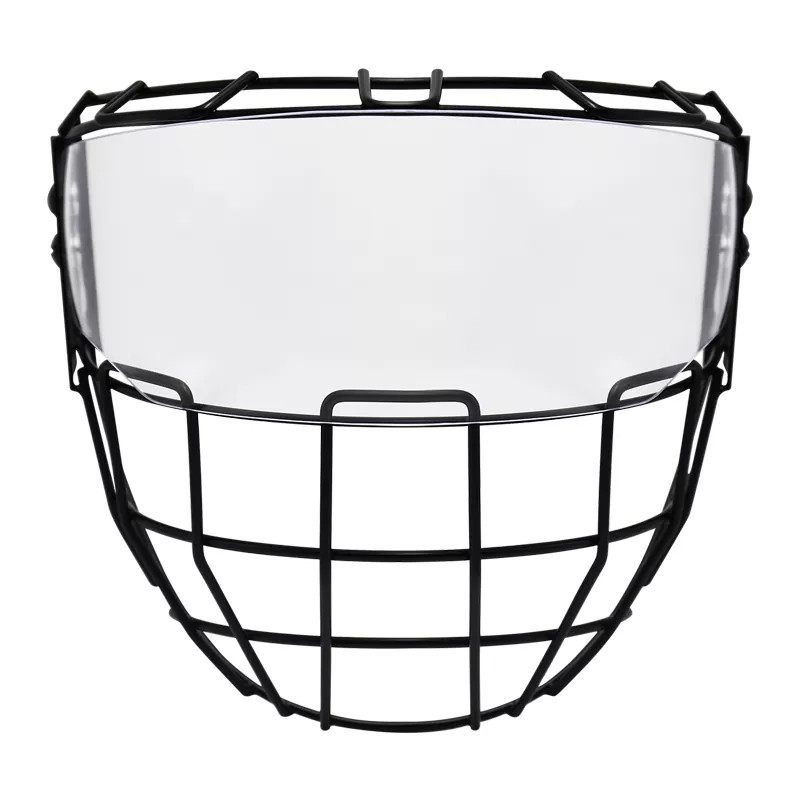 Senior Anti-fog Hybrid Hockey Cage with Ice Hockey Visor Combo