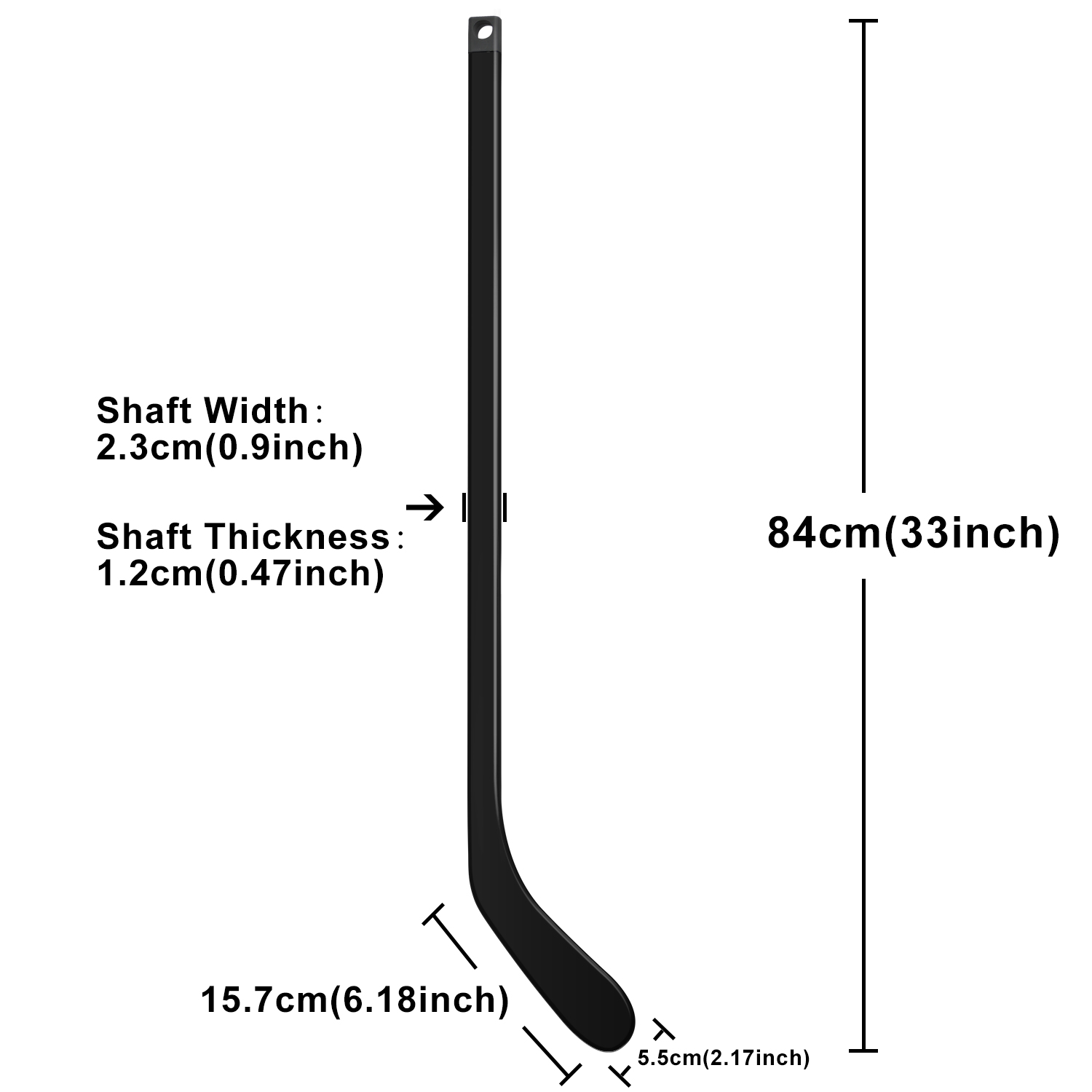 Κορυφαία ποιότητα Κίνας Fiberglass Mini Hockey Stick (XS) για νεαρούς παίκτες