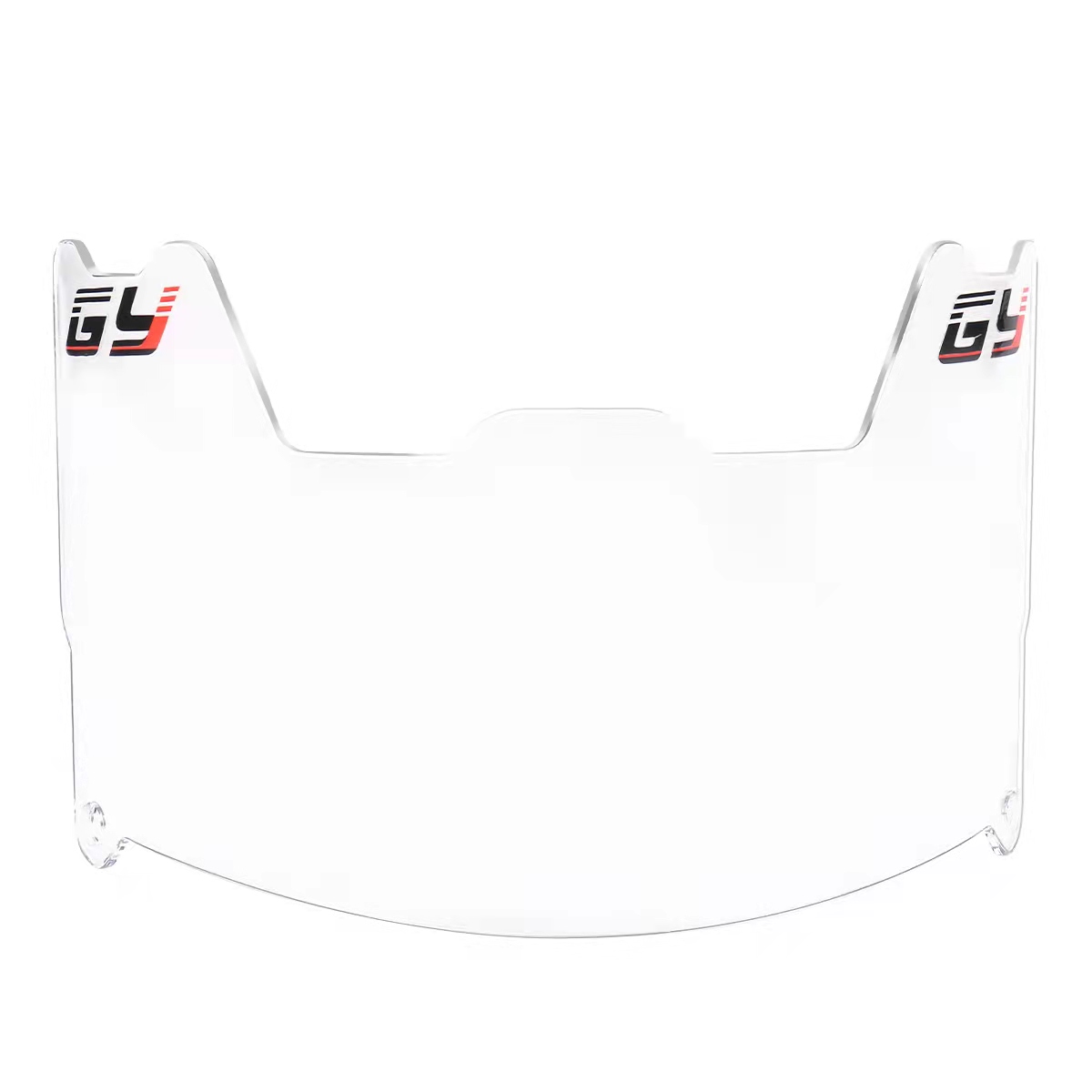 TruVision Pro Football Visor MilitaryGrade Clear Shield Εσωτερικό αντιθαμβωτικό έξω από αντιχαρακτική